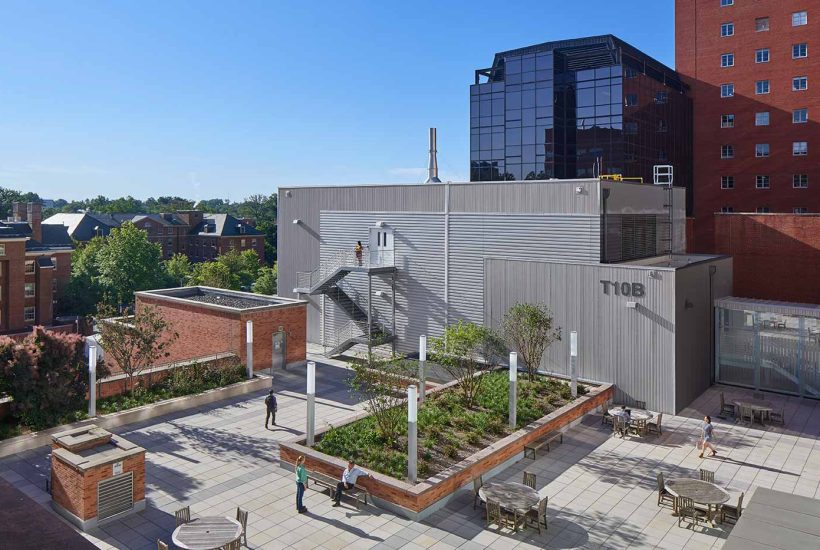 NIH DTM Germfree modular facility cell therapy Exterior view of a modular facility