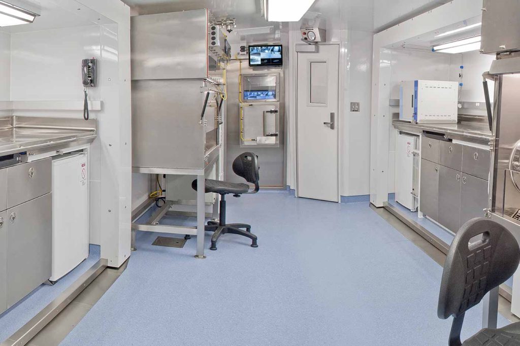 Environmental Specimen Testing in Mobile BSL-3 Interior