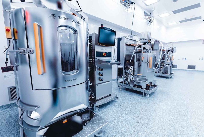 Vibalogics Cell Culture Suite Vibalogics Cell Culture Suite in the modular BSL-2LS cGMP facility