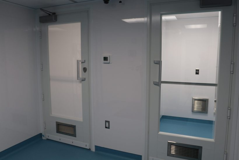 Cleanroom interior. Cleanroom interior.