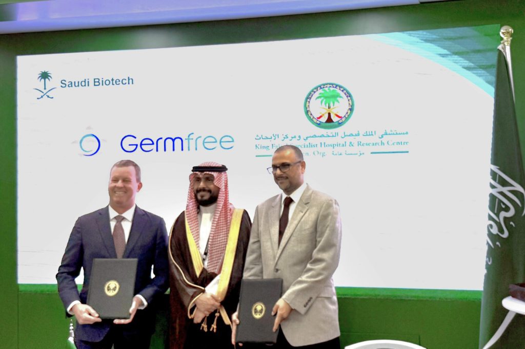 King Faisal Specialist Hospital & Research Centre and Germfree signing at BIO 2025