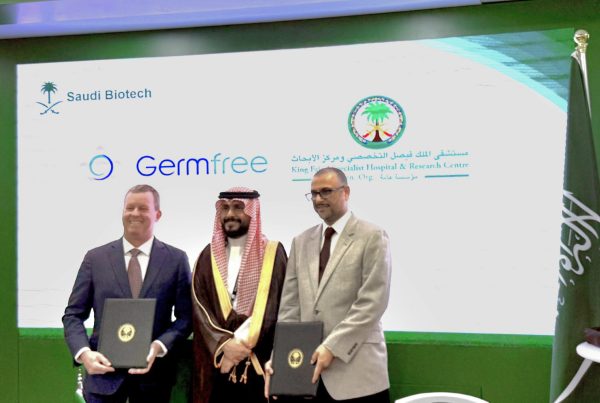 King Faisal Specialist Hospital & Research Centre and Germfree signing at BIO 2025